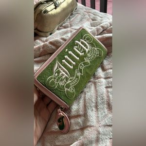 Pink and Green juicy couture wallet
